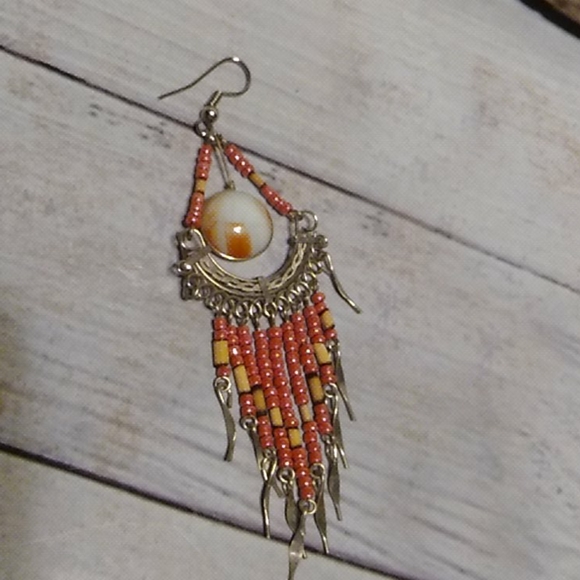 Nwt Beaded Earrings - Picture 2 of 6